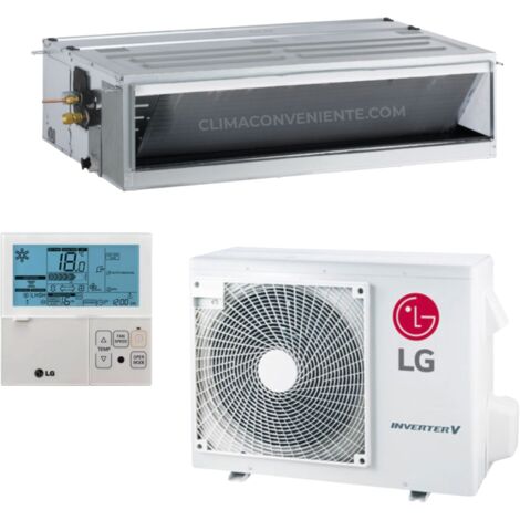 Aire acondicionado Canalizable Reversible LG Alta Presi贸n A+/A+ 30000 BTU / 7.5 kW Inverter (UM30F.N10 + UUB1.U20)