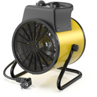 Chauffage Soufflant 3000W - Radiateur Électrique avec Thermostat, Angle Réglable pour Maison et Chantier - DAHTEC