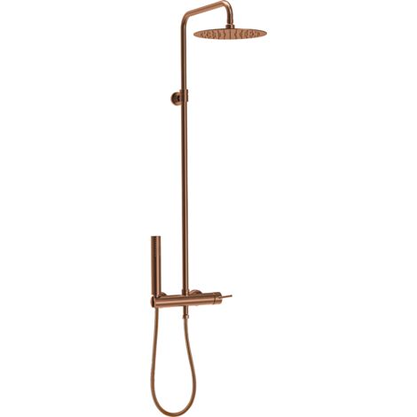 Essebagno Luisa Mechanische Duschsäule gebürstetes Kupfer