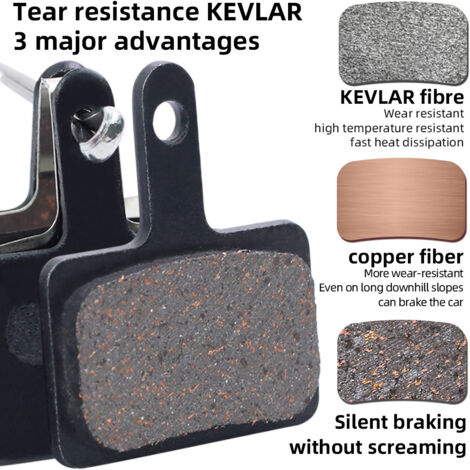 Plaquettes De Frein Métalliques Pour Vélo électrique - Lot De 2 Paires - Performances Temps Humide/sec - 11