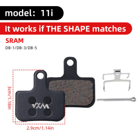 AHL 1 Paire Plaquettes De Frein à Disque Pour BR-M375 M395 M486 M485 M475 M416 M446 M515 M445 M525 BR-C601 C605 CX75 CX77