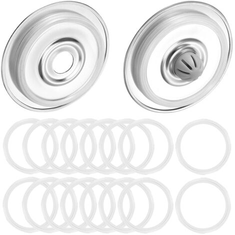 Joint De Bouteille D'eau En Silicone Alimentaire - Set De 3 Ou 6 Pièces - Étanchéité Pour Couvercles 14 à 64 Oz