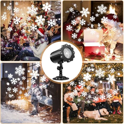 Projecteur De Lumières De Noël Pour L'extérieur, Lumières Laser De Noël étanches Avec Télécommande Pour Extérieur, Décorations De Noël De Ferme