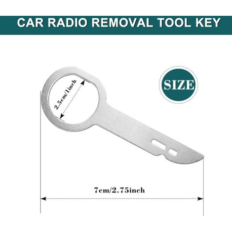Set 38 Pièces Outils Démontage Autoradio - Clés Extraction Radio Voiture Universel