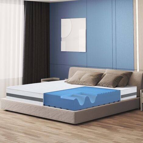 Materasso Una Piazza e Mezza 120x190 Memory Ortopedico Altezza 20 cm Made in Italy