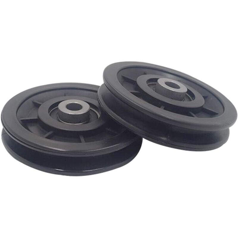 Poulie de roulement de 90 mm pour machine à câble, équipement de gym, pièce de porte de garage, équipement de fitness, salle de sport à domicile