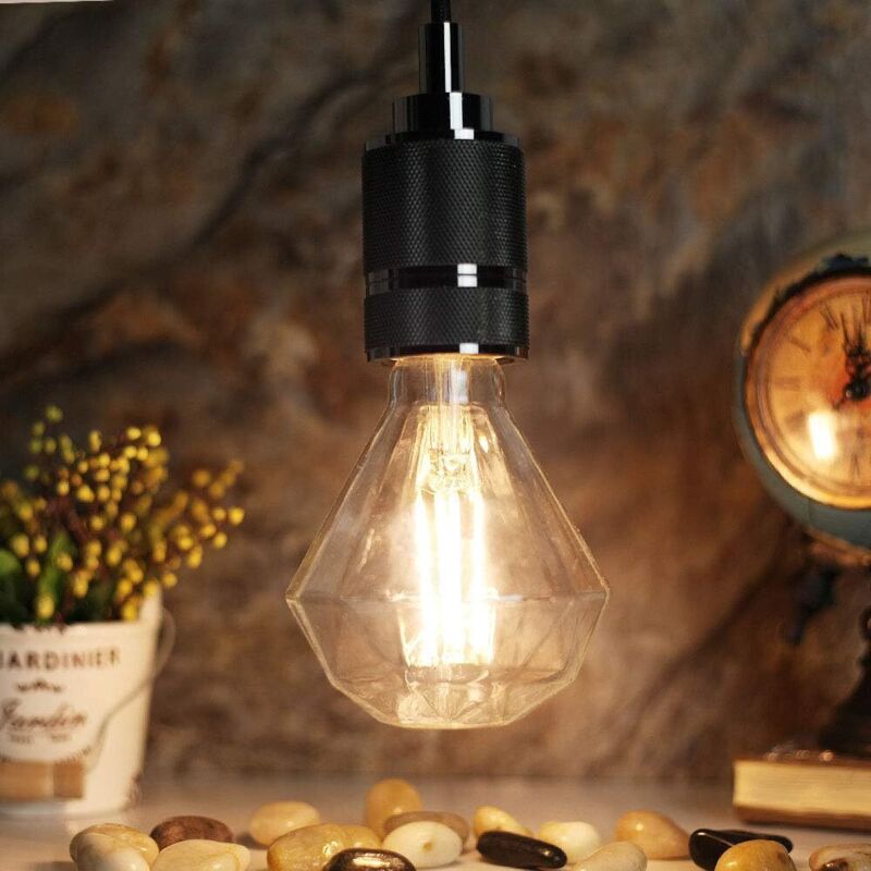 Lot De 5 Ampoules Décoratives Edison Ideal Lux 25W E27 - Style Vintage Années 1900