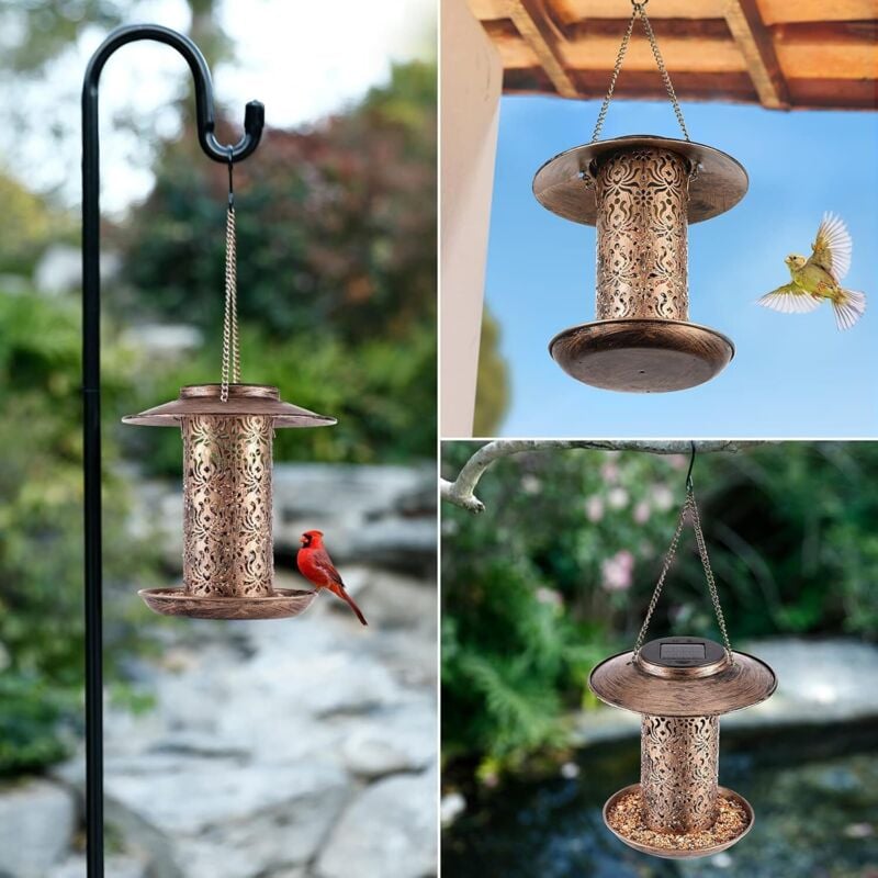 Mangeoire Solaire Pour Oiseaux En Forme De Colibri Pour L