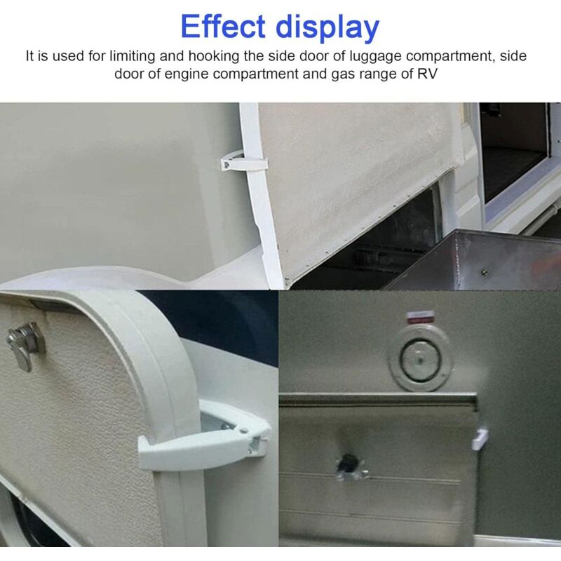 Loquet De Porte Pour Camping-Car - Boucle De Maintien RV Securite Voyage Anti Vibration 90240912