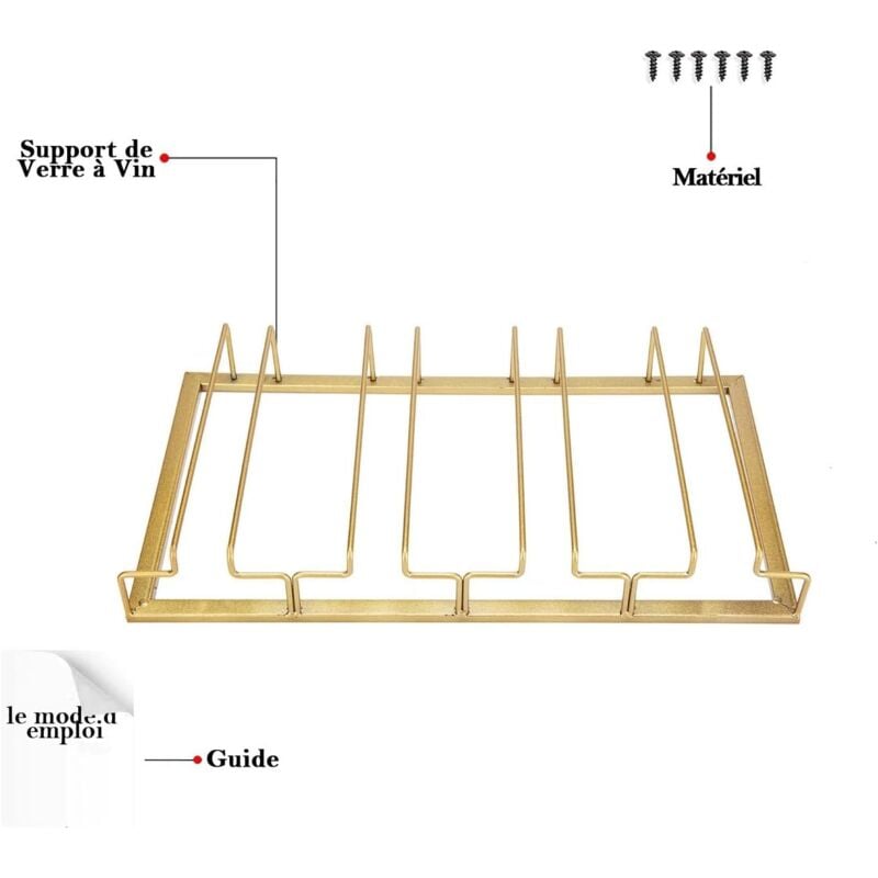 Sourcing Map Dessous Verre Support, 1pcs 1.77" - Fer Métal Dessous Verre Stockage Étagère Pour Deux Rond Et Carré, Maintient 4 Sous-Verres (Or