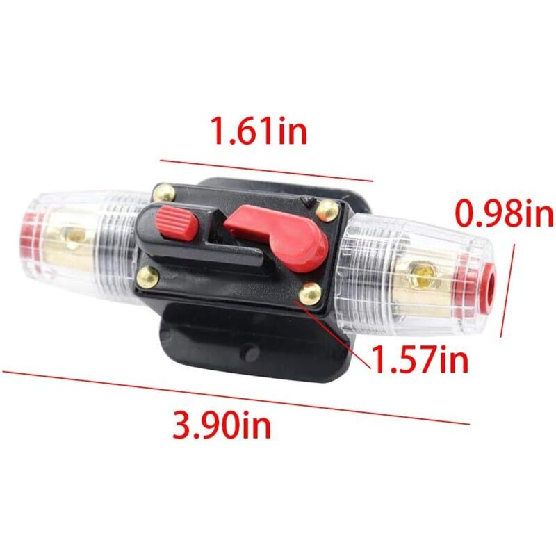 EBTOOLS Disjoncteur de voiture audio, 12-24V voiture accessoire d