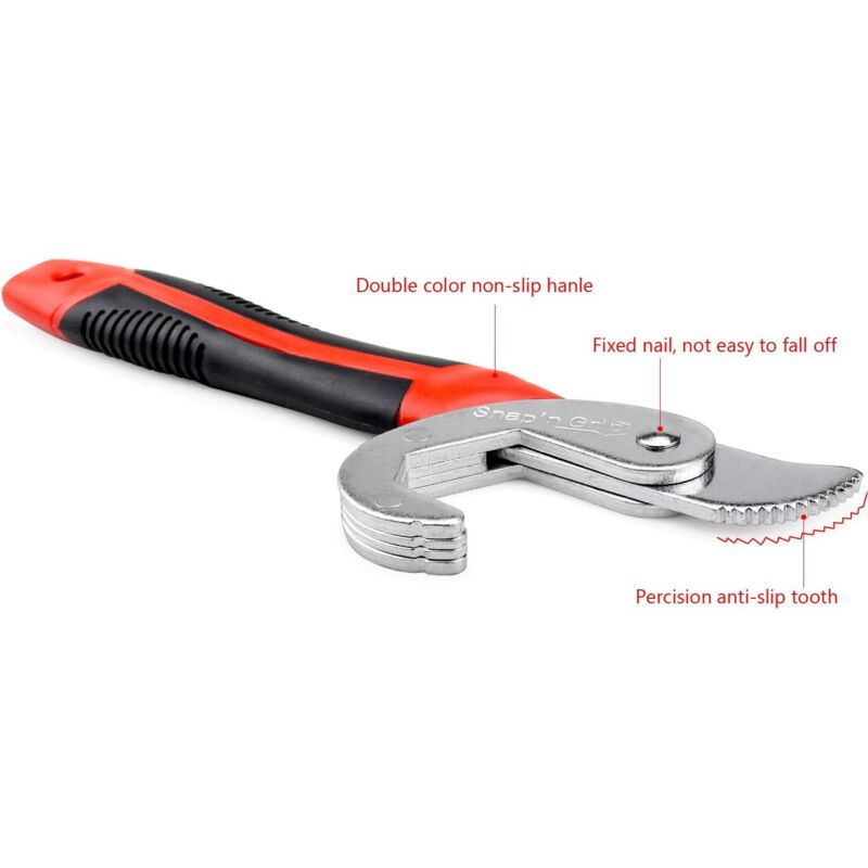 Blkthun Clés Universelles, Clés à Molette Clé Réglable Serre-Ecrou Pour Le Démontage Et Le Montage De Toutes Les Vis