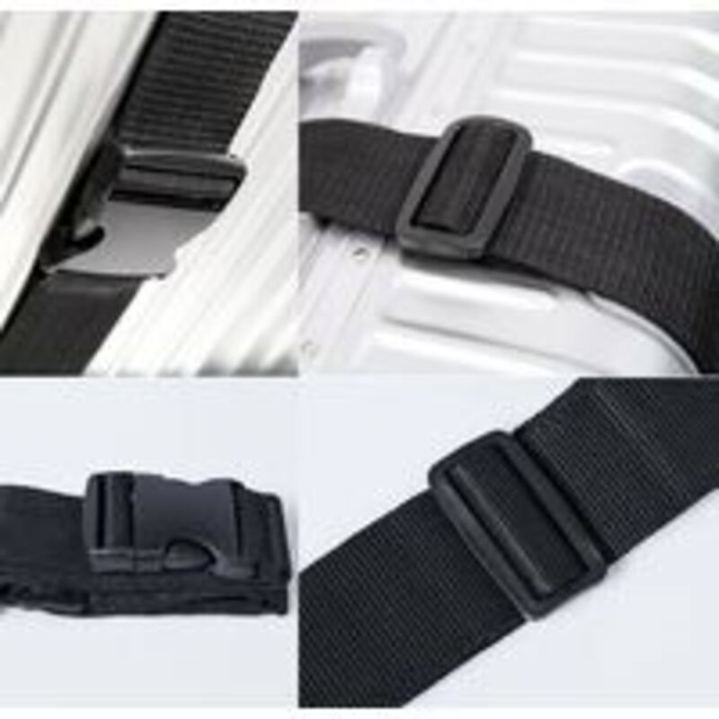 Sangle Attache Rapide Sangle En Nylon De 25 Mm X 5 M Avec 10 Paires De Boucles, Sangle Résistante De 2,5 Cm Et Boucles à Dégagement Latéral Pour Sac à Dos, Sac