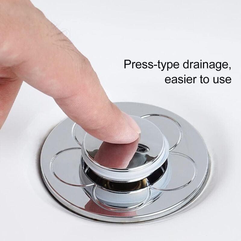 LINTRA Bonde Lavabo Salle De Bain, Conception-Pop-Up Bouchon