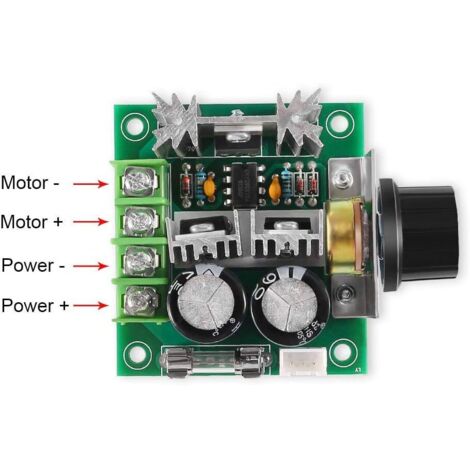 Contrôleur Moteur DC 4-40V 20A - Double Interrupteur Avant/arrière (CW/CCW) - Pour Moteurs à Courant Continu