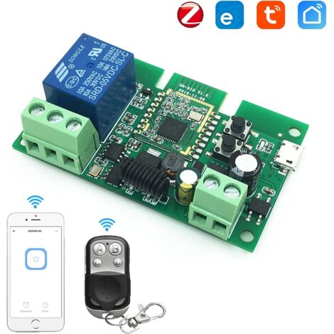 Module relais CC intelligent Tuya Zigbee - Contact sec, Alexa et Google