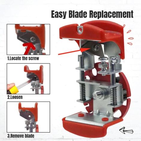 Dénudeur Rapide Portatif Universel Machine à Dénuder Fil Cuivre - Réglable Profondeur Coupe-Câble Électrique