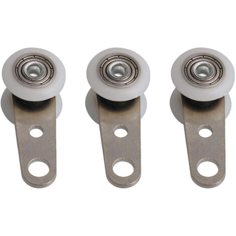 Lot De 10 Roulettes De Rechange 19 Mm Pour Porte De Douche – Plastique