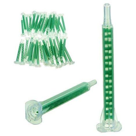 Werse 50Pcs F6-16 Vert Ab Tube De Mélange De Colle Bouche Statique Section 16 Buses (1/5)