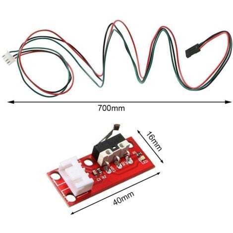 NOLUXA 6 Pièces Interrupteur de Fin de Course Mécanique End Stop pour l ...