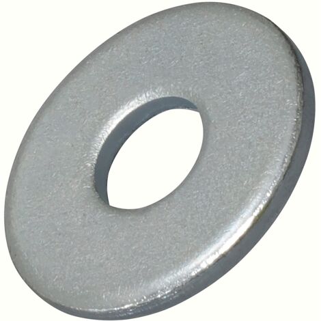 C62085 - Lot de 20 Rondelles plates larges - M8x24mm H 2mm - en Acier Zingué DIN9021 (1/5)