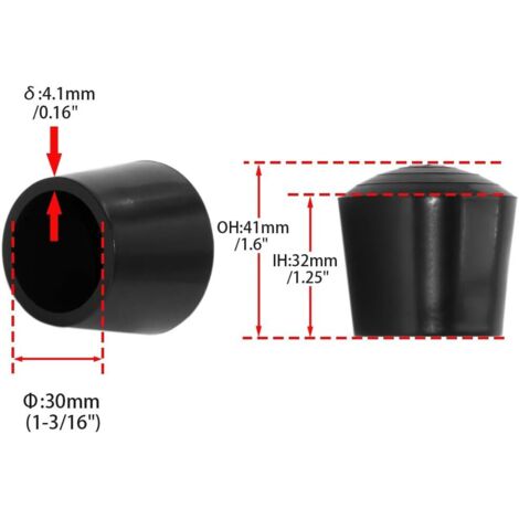 Embouts Pieds De Chaise GleitGut 4 X Embouts Tube 38 Mm Embout Pied De Chaise La Fabrique De Pieds