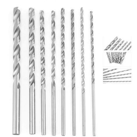 Forets Hélicoïdaux, 8Pcs HSS Micro Drill Forets Bits Métrique Outils De Forage Foret 4-10mm en Acier Rapide 4mm, 4.2mm, 4.5mm, 5mm, 5.2mm, 6mm, 8mm, 10mm Drill Set (1/5)