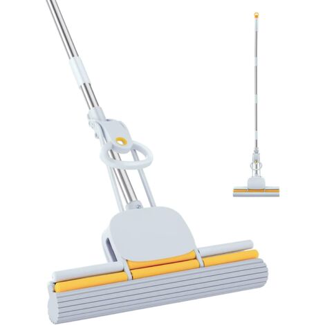 NOLUXA Balai éponge PVA pour nettoyage du sol, serpillère auto-essorante pour carrelage de cuisine et salle de bain