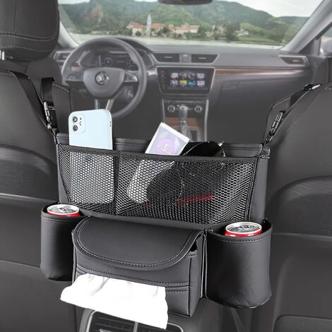 NOLUXA Organiseur de voiture entre les sièges avant, sac de rangement de voiture, porte-sac à main pour les sièges de voiture (1/5)