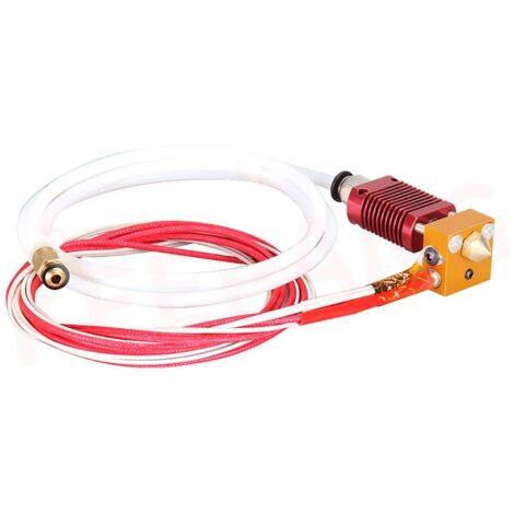 Kit Hotend MK8 Pour Imprimante 3D - 0.4mm Buse X5 - 24V 40W - Compatible Ender 3 Thermistance 24V 40W