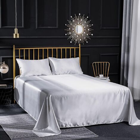 Parure de draps coton imprimée + taie 180x290 cm Bel'or | Maisons du Monde