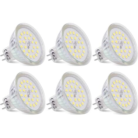 Ampoule LED à Intensité Variable MR16 OSRAM Avec Culot GU5.3, Blanc Froid (4000K), 4.9W, Remplace Une Ampoule à Réflecteur De 35W, LED SUPERSTAR MR16 12 V