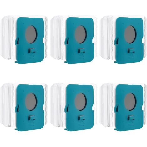 6 Pièces Sac à Poussière Clean Station pour SAMSUNG BESPOKE VS20A95923W, Sacs de Rechange pour Aspirateur, Sacs d'Aspirateur, Accessoires pour Aspirateurs (1/6)
