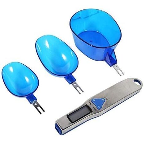 Kit de cuillère à mesurer, 500/0.1g cuillères remplaçables numériques électroniques précises, balance de cuisine, outil de mesure