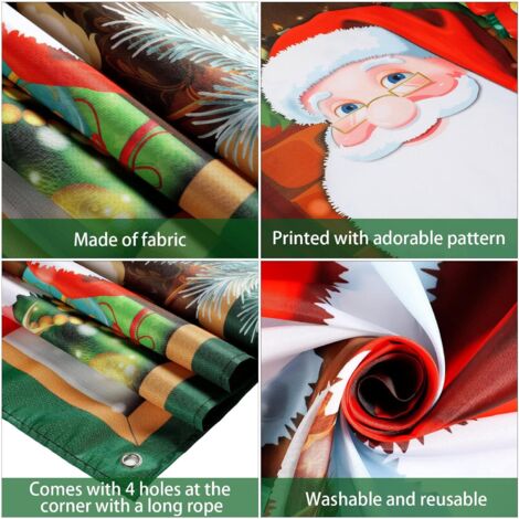 KUIFORTI Housse De Voyage Fer à Repasser – Imprimé Père Noël, Protection Portable & Robuste