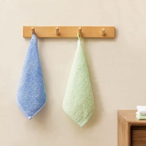 Lot De 10 Serviettes Bébé En Fibre De Bambou – 30x30 Cm, Ultra Douces, Absorbantes Et Écologiques, Lingettes Visage Et Mains Pour Nouveau-né