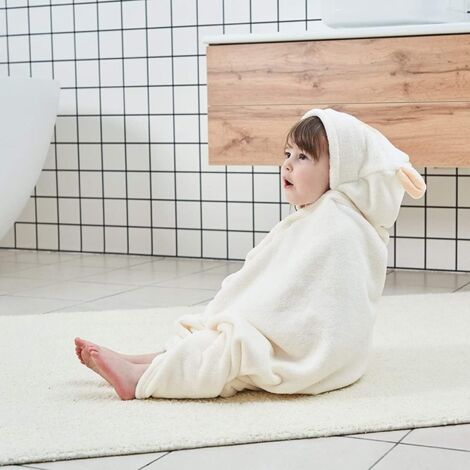 Serviette à Capuche Bébé Ultra Douce En Coton Mousseline – Motif Camion De Pompiers Adorable, Peignoir De Bain Absorbant Pour Nouveau-né, Garçon Et Fille 0-6 Ans