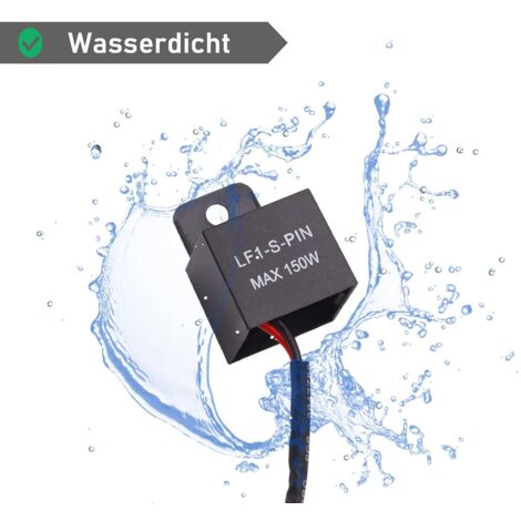Relais Clignotants Indépendants Charge 6-12V - Lot De 2 Pour Feux LED Moto, Taille 25x35x36 Mm - 14