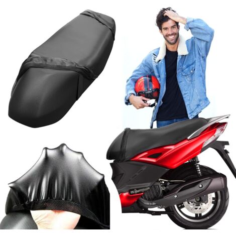Housse de Selle Moto Universelle Imperméable Antidérapante et Anti-Rayures. Protection Contre Le Soleil et La Pluie, Valable pour Tous Les Types de Motos et Scooters 50cc 125cc (XL)