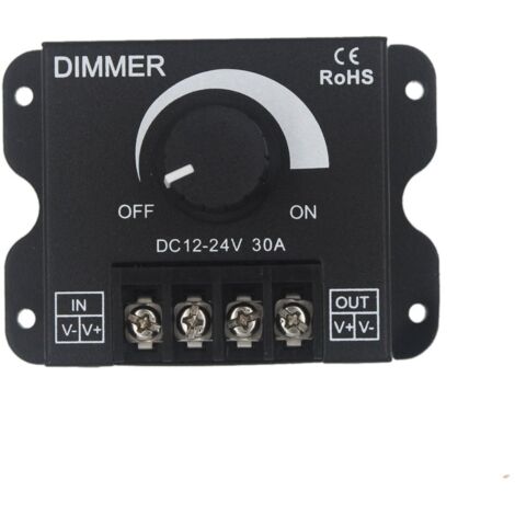 LED Variateur contrôleur 12V 24V 30A PWM Gradateur 360W pour bandes LED Ou lumière LED (1/5)