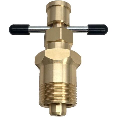 Extracteur d'olive de 15 mm et 22 mm, outil de retrait de raccords de tuyaux en cuivre et laiton massif (1/5)