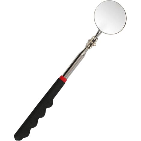 Miroir d'inspection télescopique 240-730mm – Rotation 360° – Poignée antidérapante – Pour inspection auto et espaces restreints