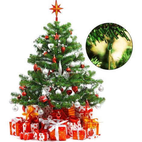 RANRAO Lot De 5 Supports De Décoration De Noël En Métal Et Verre Pour Boules De Noël Décoration De Mariage Pour Plantes Suspendues Bougie