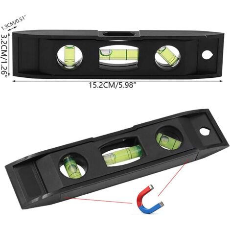 Niveau à Bulle De Haute Précision Wasserwaage Wasserwa Niveau à Bulle En Alliage D'aluminium