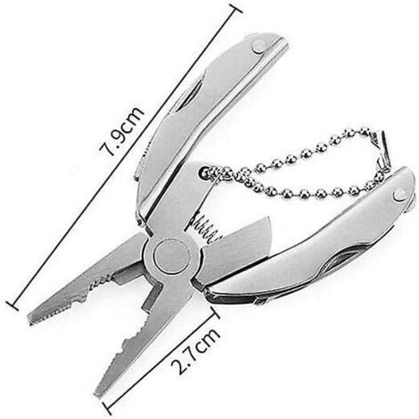 Mini Pince Pliante 6 En 1, Outil De Survie En Plein Air EDC, Tournevis Croisé De Poche Multifonction, Outil à Main, équipement De Camping