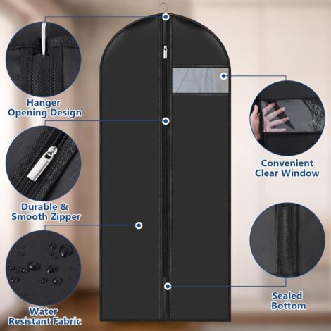 Aiperq Housses De Vêtements Housse De Protection Pour Vêtements Housse Rangement Vetements Pour Anti Poussiere Etanche Rangement A Long Terme Pour Chemise Veste Costume Manteaux Protection60 X 50 X 9 87544863