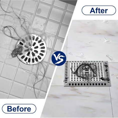 40PC Filtre Cheveux Douche Et Baignoire, Attrape-Cheveux Jetables Pour Douche Protecteur Grille Evacuation Filtre Evier Cuisine Pour Baignoire 84487180