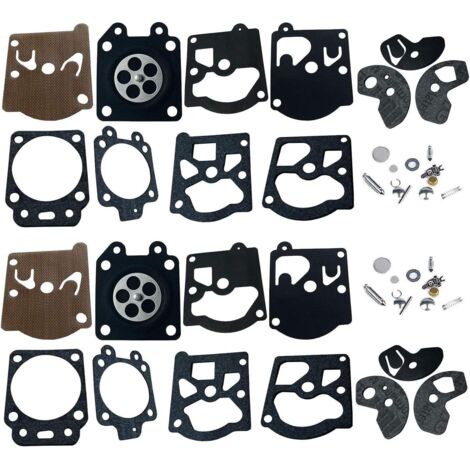 2 Packs Carbu Kit de Réparation, Membrane et Joints Pour Carburateur Walbro K10-WAT WA & WT Séries Stihl 028 FS40 FS44 FS85 Dolmar 103 105 108 111 Husqvarna Poulan McCulloch Partner Echo etc. (1/5)