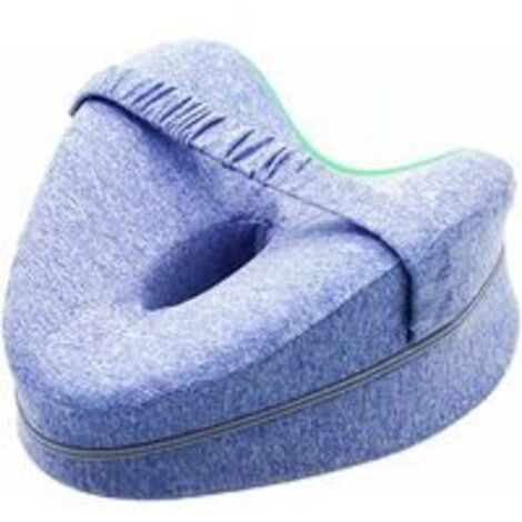 oreiller de oreiller de jambe ergonomique dormeur latéral boucle d'oreiller mémoire oreiller orthopédique oreiller genou confort de couchage optimal housse lavable oreiller pour dormeurs latéraux orei (1/5)