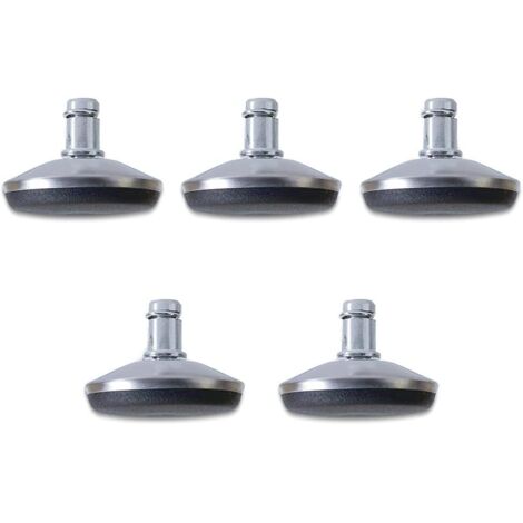 Chaise de bureau Chaise de bureau Roues de rechange Roulettes pivotantes pour pied fixe fixe Diamètre 7/16" (11 mm) Tige compatible avec la plupart des chaises de bureau (1/5)